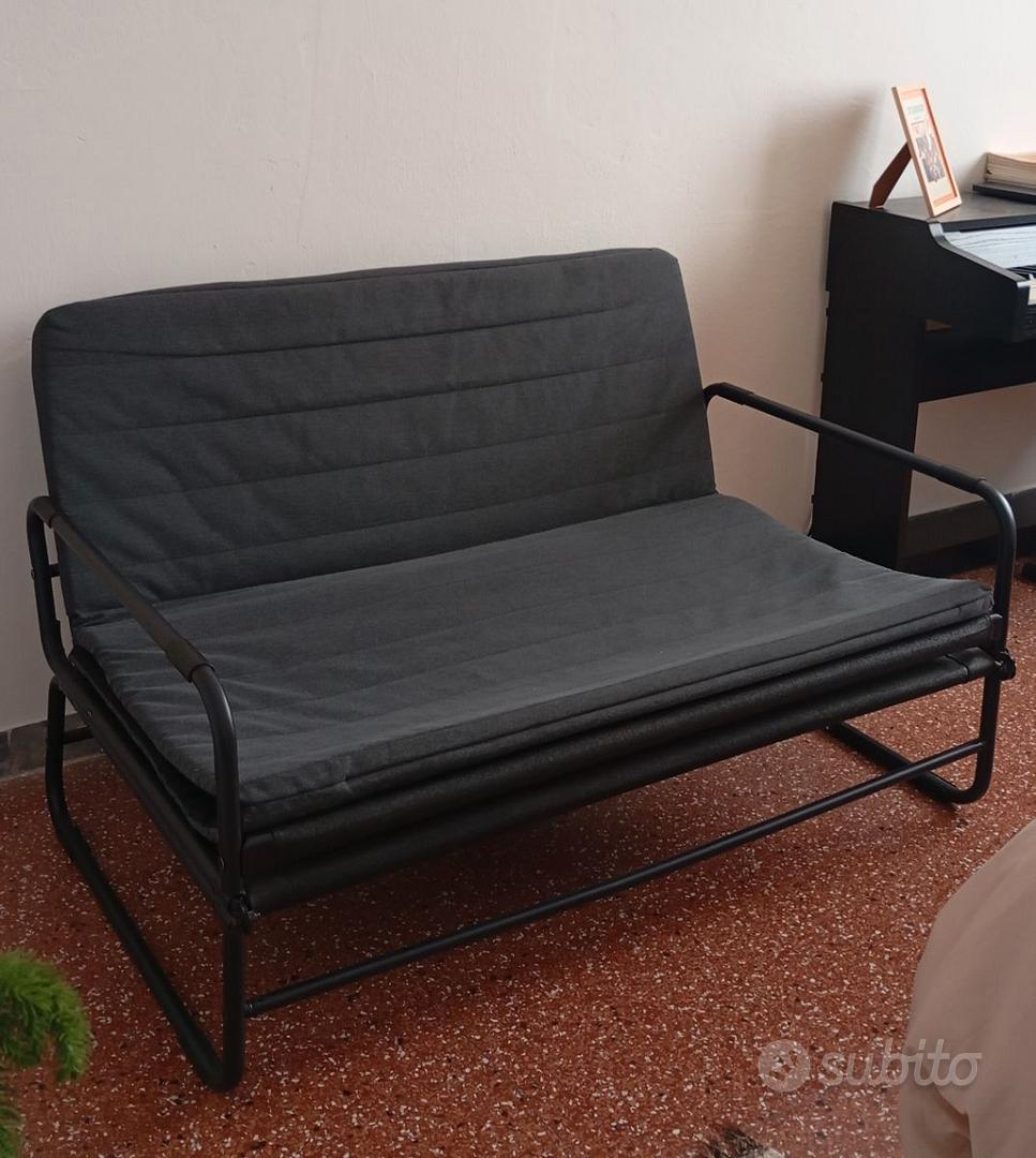 HAMMARN Divano letto, Knisa grigio scuro/nero Arredamento e