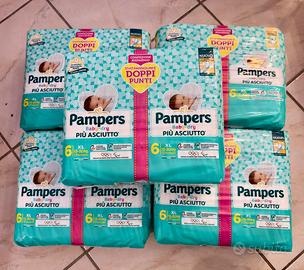 5 pacchi di pannolini per bambini taglia 6