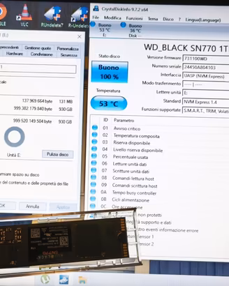 SSD WB BLACK 1000GB LEGGI INFO