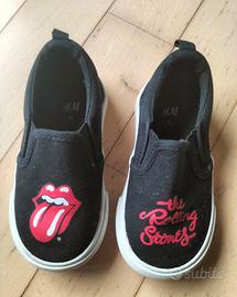 H&M scarpe bimbi Rolling Stones