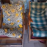 Coppia poltrone reclinabili terrazzo 