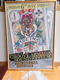 Poster Pacha Ibiza Vintage Incorniciato 
