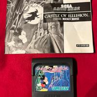 Gioco Sega Game Gear Mickey M. Castle of illusion