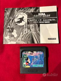 Gioco Sega Game Gear Mickey M. Castle of illusion