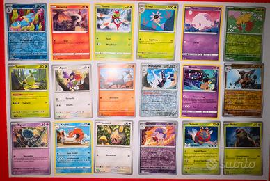 Lotto 18 carte Pokemon RaRe Near Mint NUOVE
