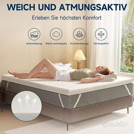 Materasso in Memory foam gel 90*200 cm alto 8 cm