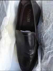 Mocassini di vitello uomo n 42 " Pollini "