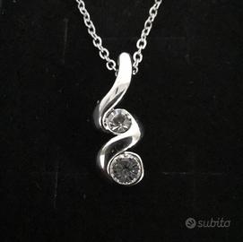 Collana punto luce placcata oro 