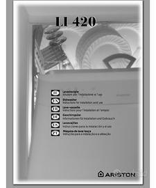Lavastoviglie Ariston LI420 guasta per ricambi