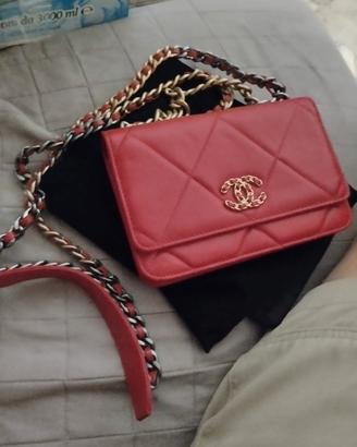 borsa rossa Chanel 