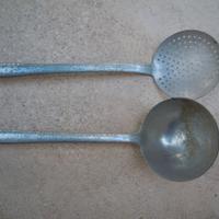 mestolo e ramina grandi x marmellata,ciccioli, ecc