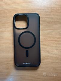 Cover nera con magsafe Iphone 16 Pro Max