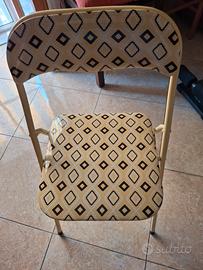nuove,sedie imbottite, blocco da 4 pezzi