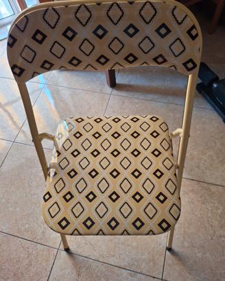 nuove,sedie imbottite, blocco da 4 pezzi