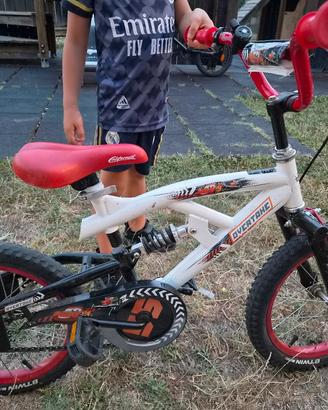 bicicletta bambini  ammortizzata 