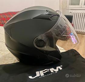 Casco HELMETS JET nero opaco talglia L