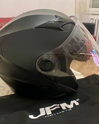 Casco HELMETS JET nero opaco talglia L