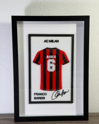 Quadro Franco Baresi Milan