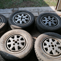 5 Cerchi in lega per lancia delta o prisma 14"