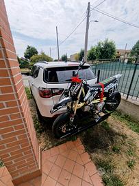 Porta moto/bici da gancio traino