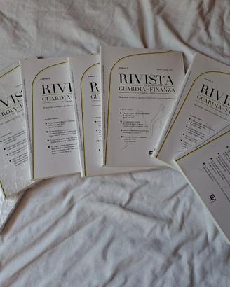 Riviste della Guardia di Finanza nuove