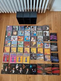 Lotto 50+ CD DVD musicali vari classica porta CD