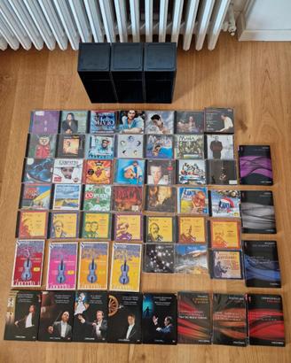 Lotto 50+ CD DVD musicali vari classica porta CD