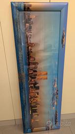 Cornice dipinta a mano con stampa