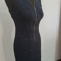 abito in denim blu