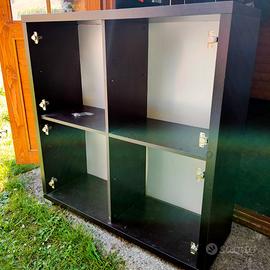 Mobile 4 ante in vetro bianco