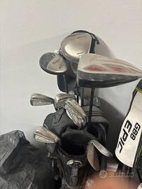 Sacca da golf con ferri titleist ap1 e drive