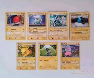Carte Pokémon Psiche Fulmine Fuoco Erba
