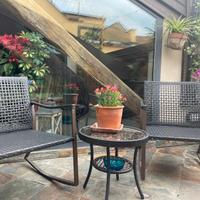 Sedie e tavolino da esterno