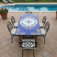 TAVOLO IN PIETRA LAVICA MIS. 200X100 CM. IN ITALIA