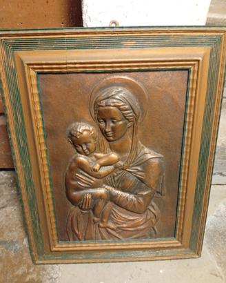 quadro in rame madonna Valdibrana A. ottori