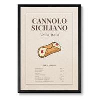 Poster Sacher A4 decorazione cucina