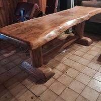 Tavolo in rovere massicci