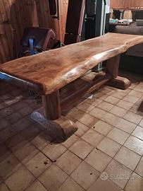 Tavolo in rovere massicci