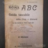 Guida tascabile Roma epoca - con cartina 1911