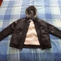 Giubbotto eco pelle 7/8 anni