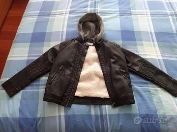 Giubbotto eco pelle 7/8 anni