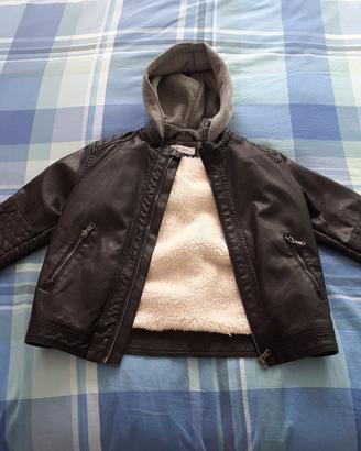 Giubbotto eco pelle 7/8 anni