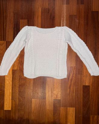 Maglione bianco taglia unica