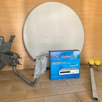 Parabola satellitare + Ricevitore Satellitare
