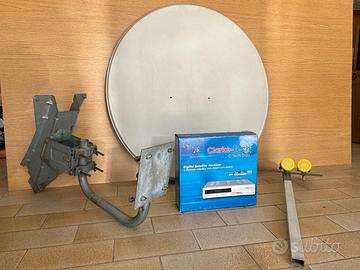 Parabola satellitare + Ricevitore Satellitare