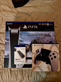 PS5 Digital + SSD samsung 980 pro + dualsense edge