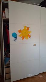 armadio ikea due ante scorrevoli 200x 237 cm