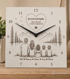 Orologio personalizzato inciso a laser