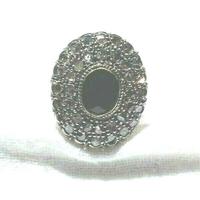 Splendido Anello  d'Epoca in Oro basso titolo, arg