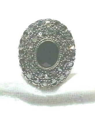 Splendido Anello  d'Epoca in Oro basso titolo, arg